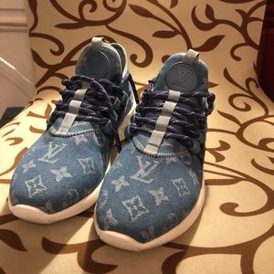 Louis Vuitton denim sneakers